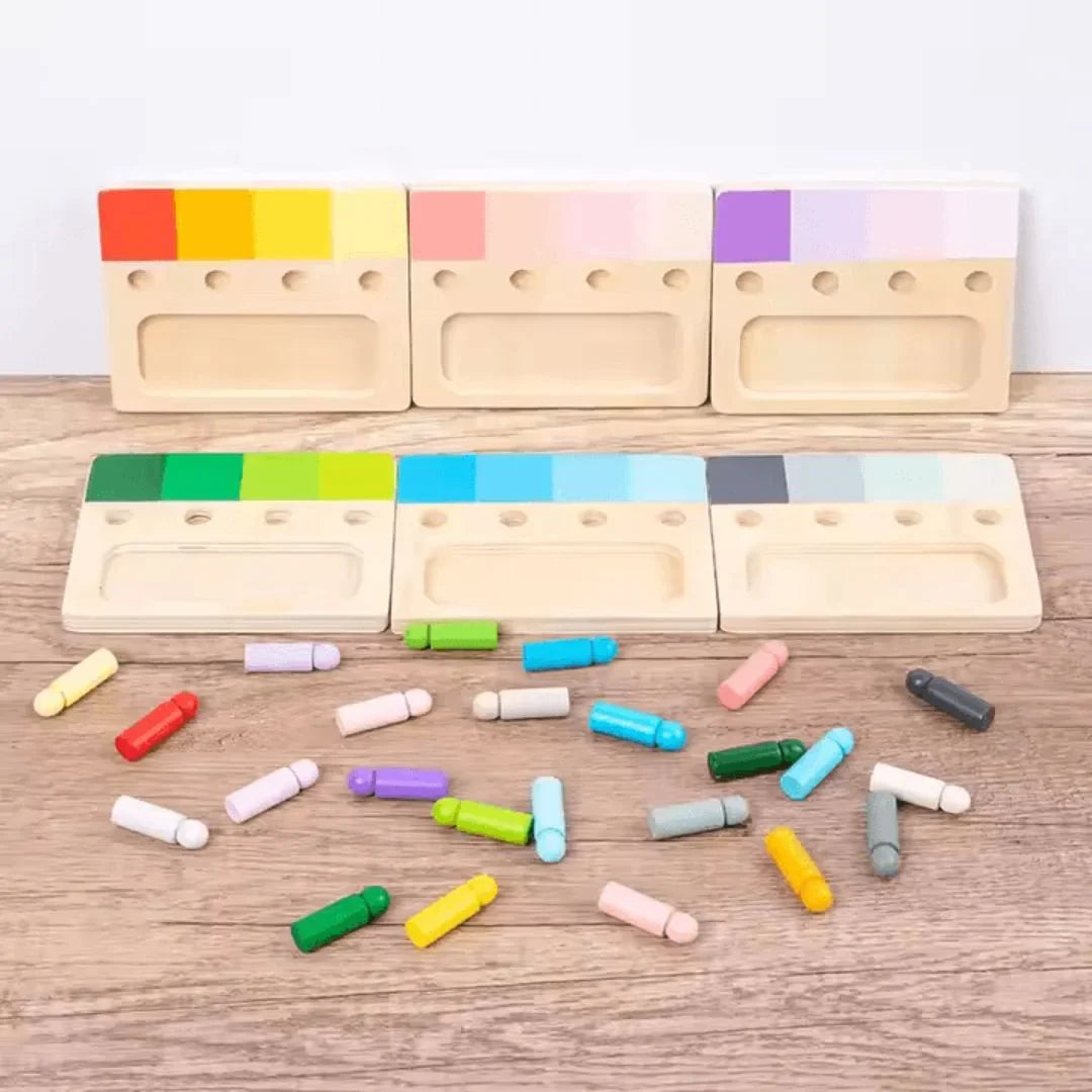 PlayfulPines – Montessori-Lernbrett für Kinder ab 3+ – Fördert Kognitive Fähigkeiten