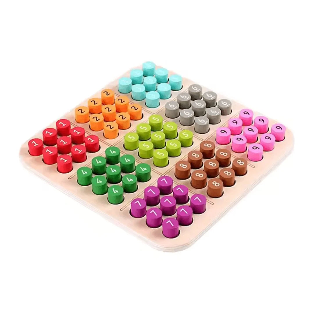 WoodiePlay – 3D Holz-Sudoku-Puzzle für Kinder ab 6+ – Fördert Problemlösungsfähigkeiten
