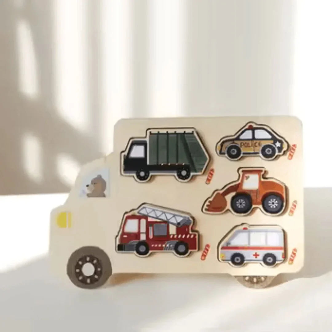 WoodQuest – Holzpuzzle für Kinder ab 3+ – Fördert Problemlösungsfähigkeiten