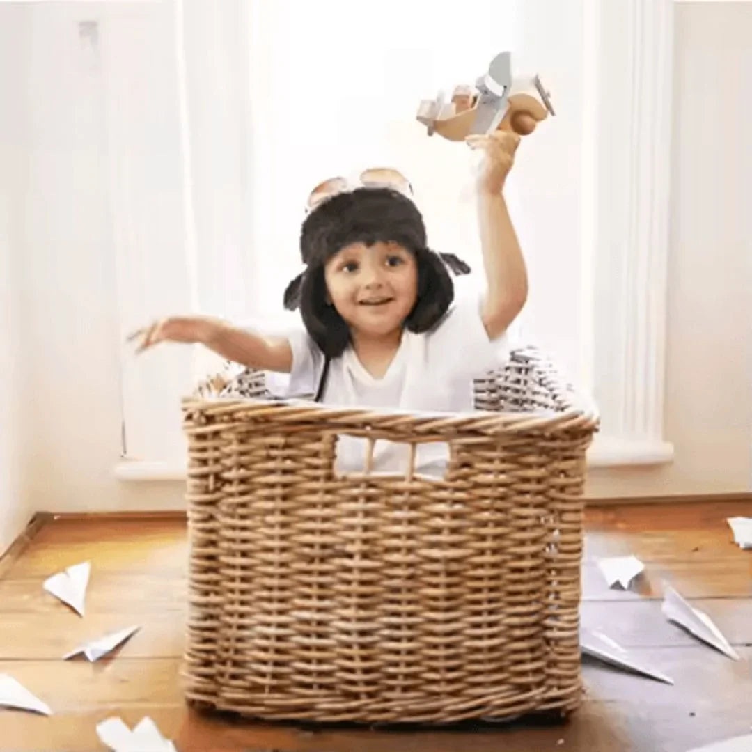 SkyCraft – Holzflugzeug-Spielzeug für Kinder ab 3+ – Fördert Kreativität und Motorik