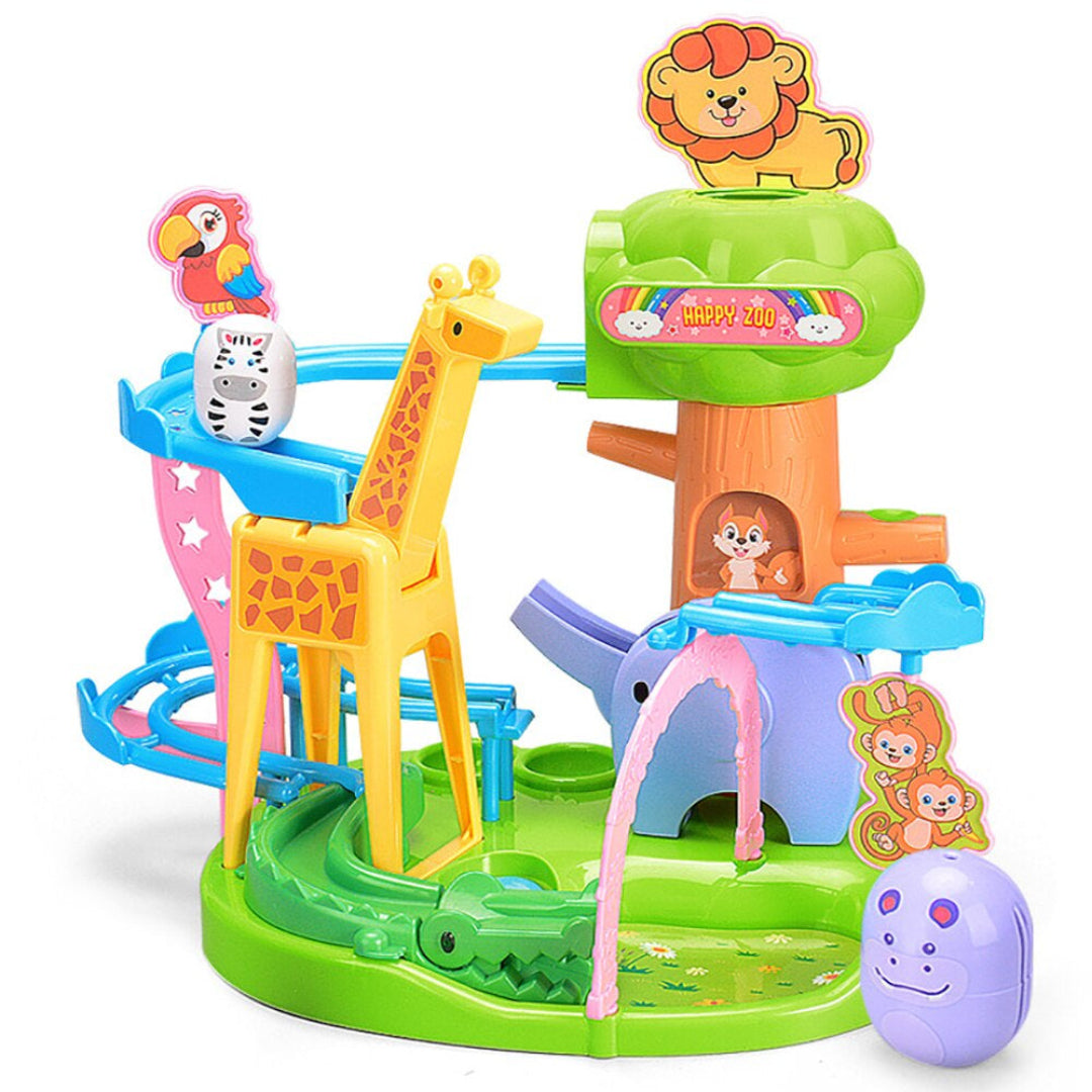 CritterCoaster - Tierrutsche und Baukasten für Kinder ab 3 Jahren - regt zum kreativen Spielen und zur Entwicklung der motorischen Fähigkeiten an