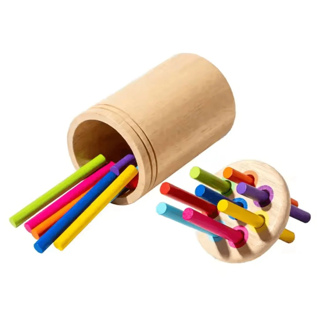 ColorNest – Farbzuordnungsspiel für Kinder ab 3+ – Fördert Feinmotorik