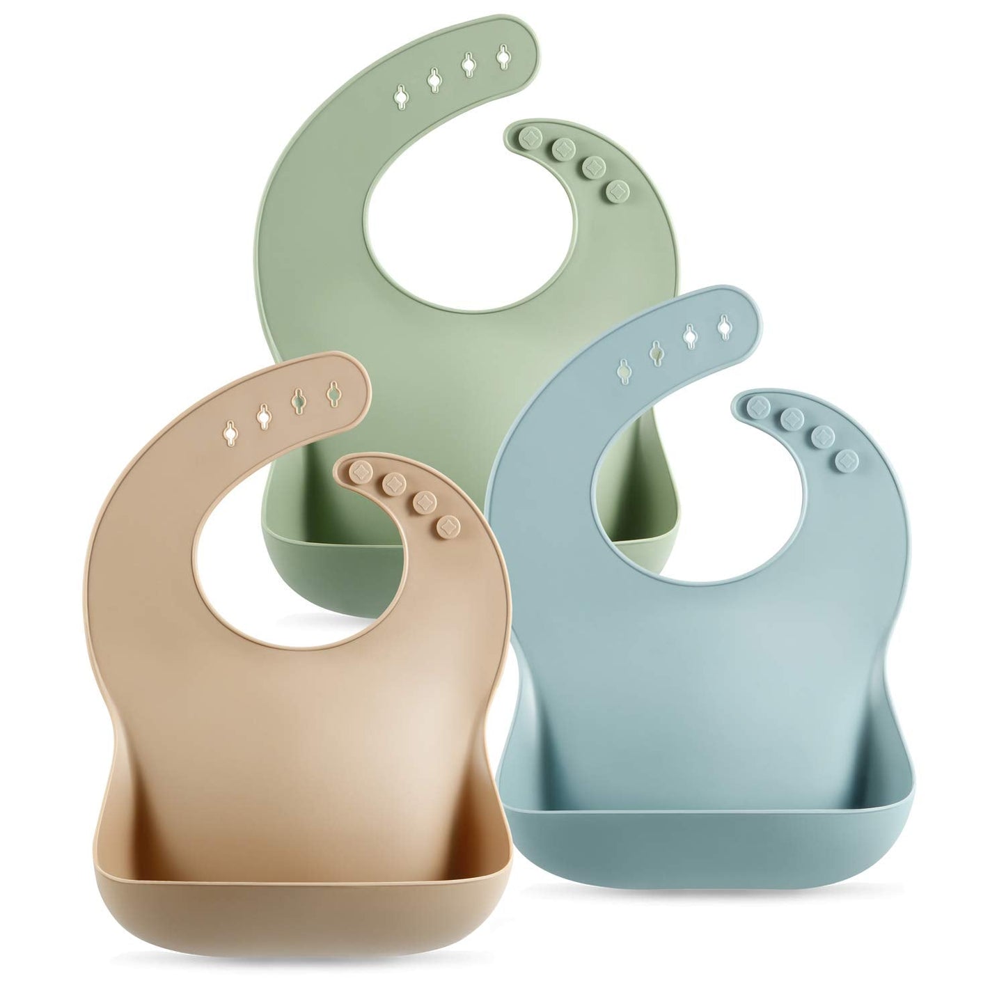 ComfyBib - Silikon Baby Lätzchen Wasserdicht