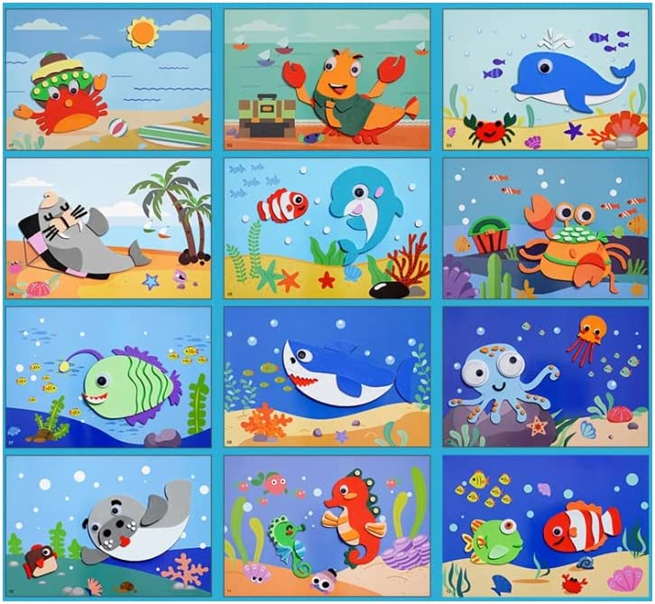 StickerPuzzles - Basteln Basteln Puzzle Spielzeug Filz Stoff Aufkleber