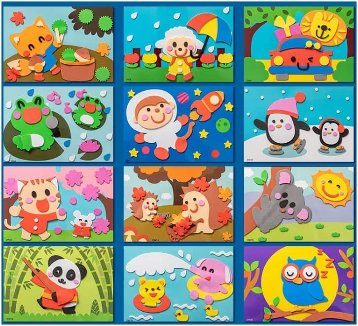 StickerPuzzles - Basteln Basteln Puzzle Spielzeug Filz Stoff Aufkleber