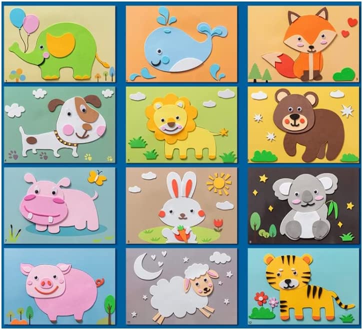 StickerPuzzles - Basteln Basteln Puzzle Spielzeug Filz Stoff Aufkleber