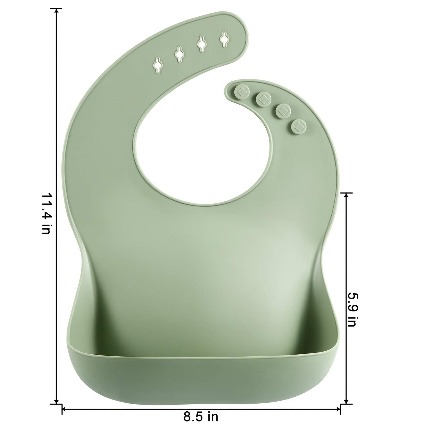 ComfyBib - Silikon Baby Lätzchen Wasserdicht