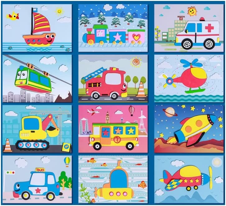 StickerPuzzles - Basteln Basteln Puzzle Spielzeug Filz Stoff Aufkleber