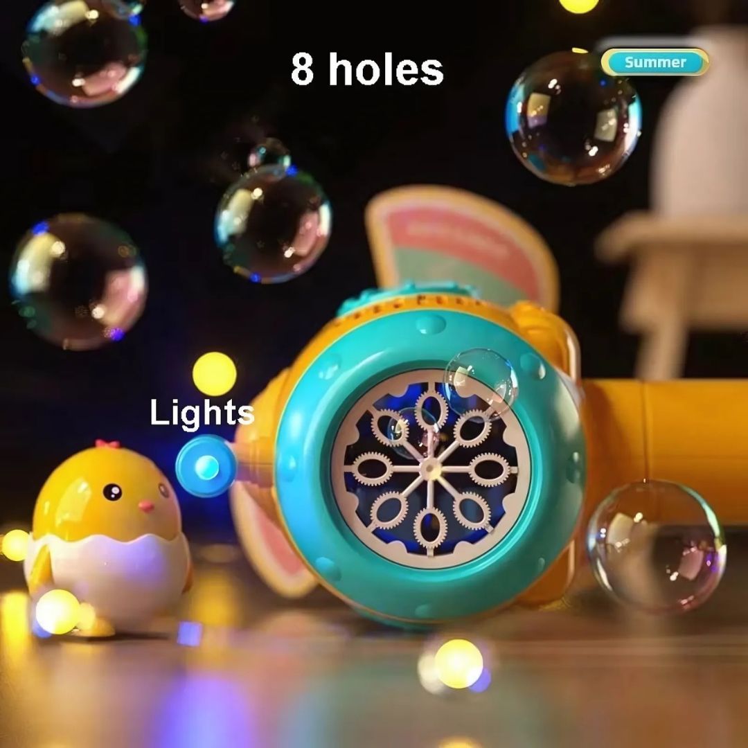 GlowBubble – Light-Up Bubble Wand Toy for Kids Ages 3+ – Spark Outdoor Play with Bubbles & Lights