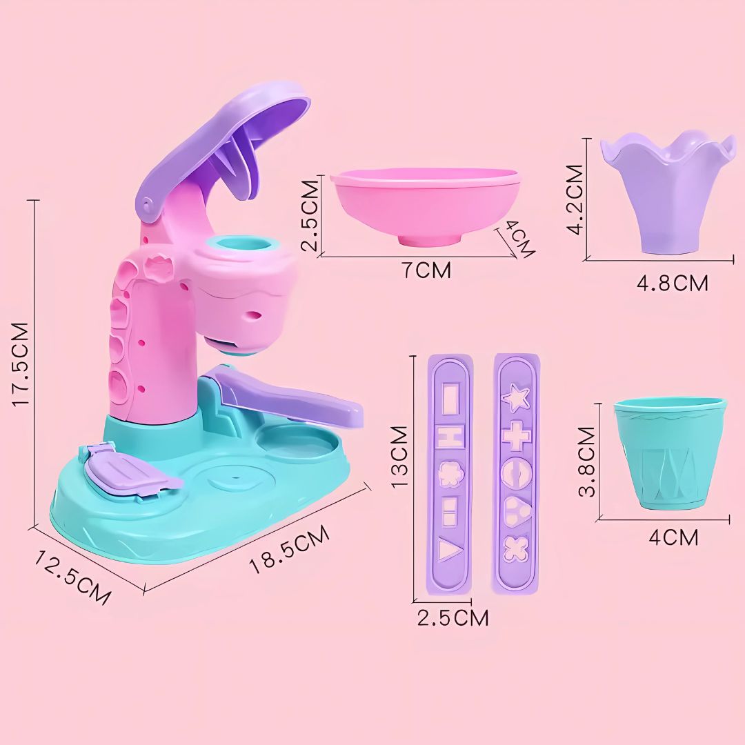 ScoopMold – Eiscreme Knetmaschine Spielset für Kinder ab 4 Jahren