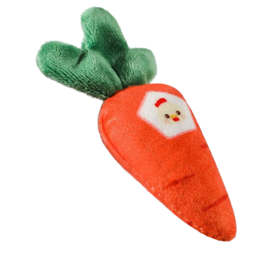 CarrotClasp - Plüschkarotte als Schlüsselanhänger - weiches & skurriles Accessoire für Kinder