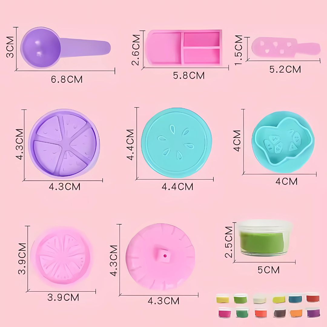 ScoopMold – Eiscreme Knetmaschine Spielset für Kinder ab 4 Jahren
