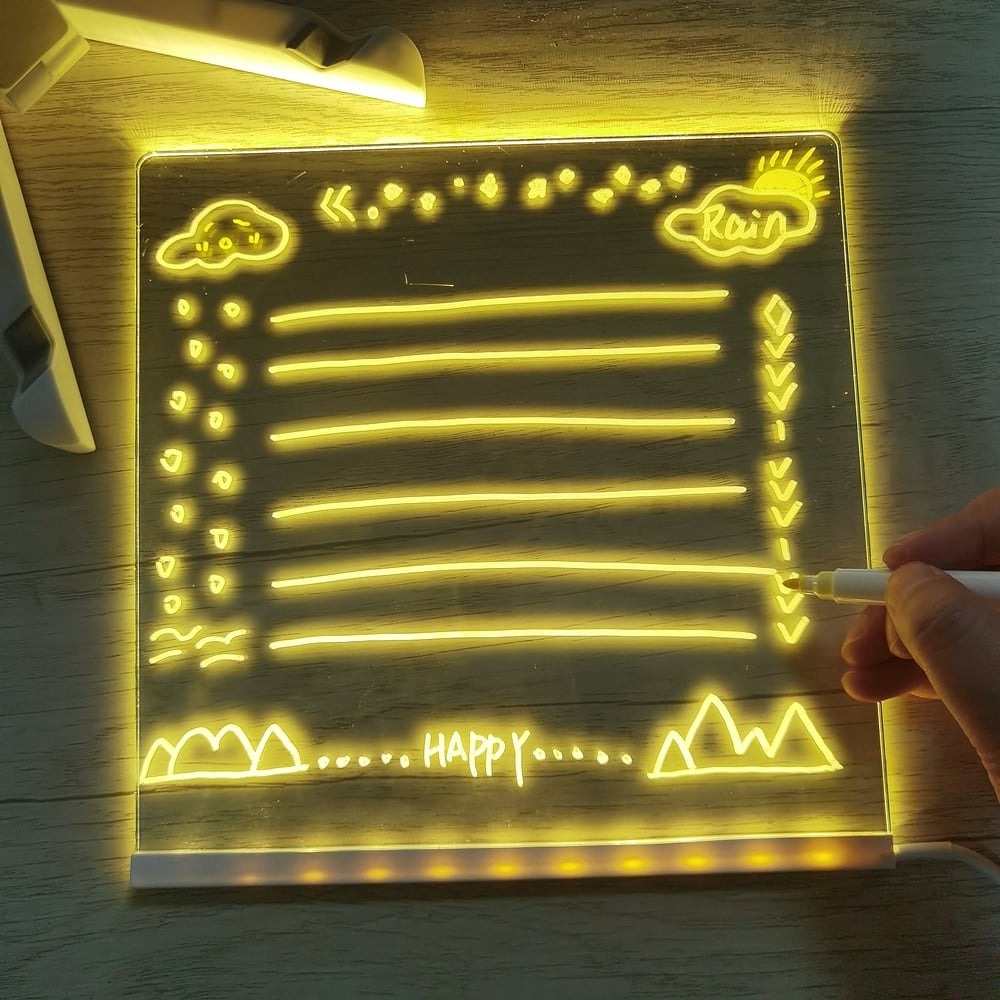 LumiBoard - Kreative wiederbeschreibbare LED-Platine aus Acryl