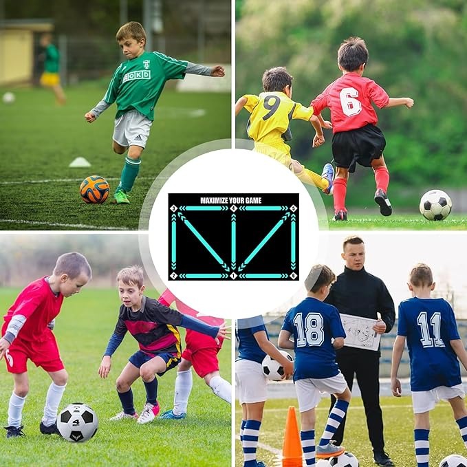 SoccerMaster- Training Fußball Anti-Rutsch-Gummimatte