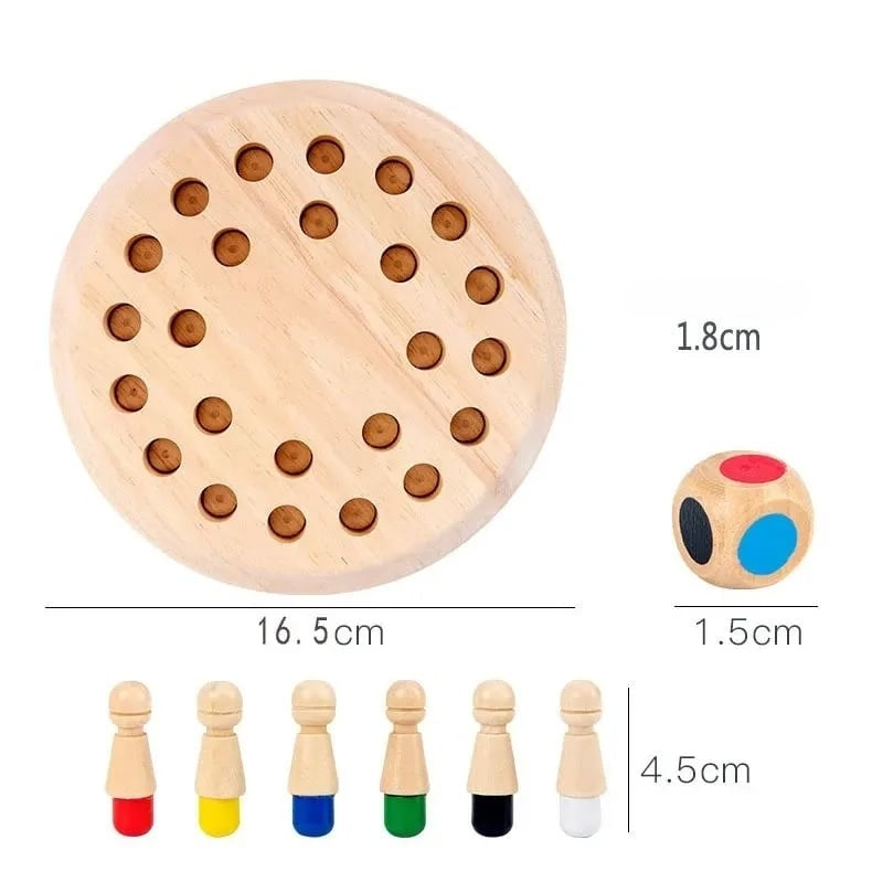 MemoryMinds- - Leuk houten geheugenspel voor het ontwikkelen van cognitieve vaardigheden