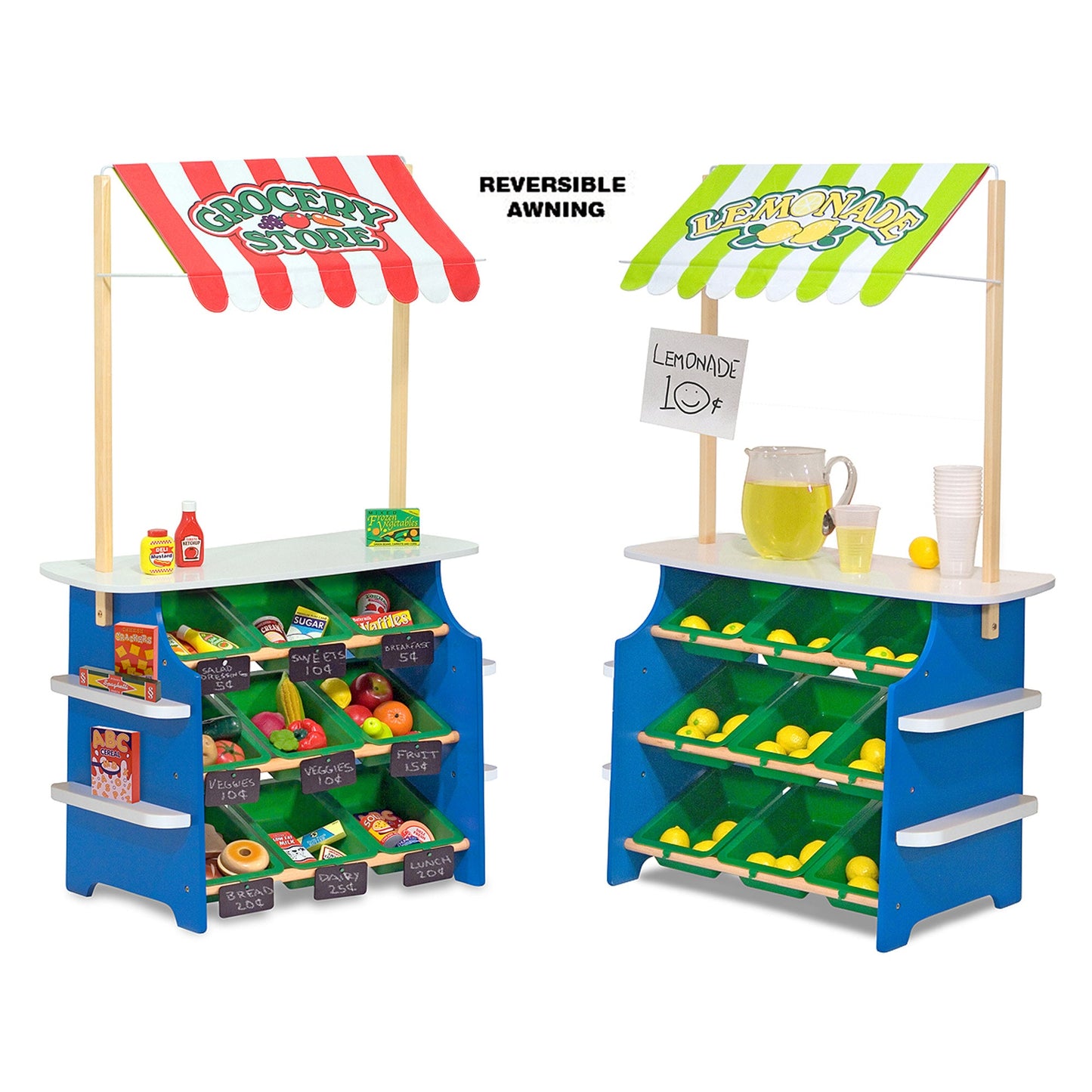 Houten kruidenierswinkel / limonadekraam