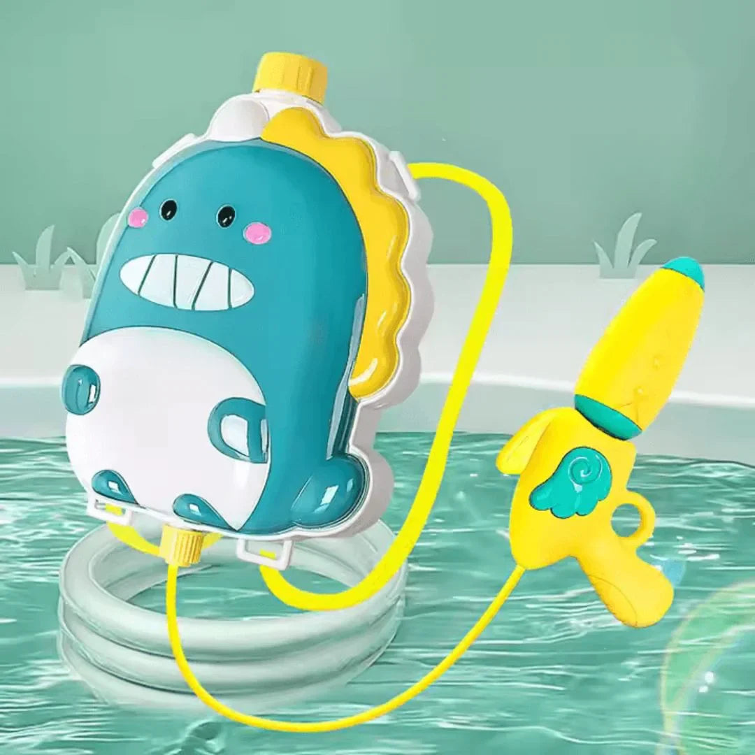 SplashQuest – Wasserpistolen-Rucksack für Kinder ab 3+ – Endloser Outdoor-Spaß