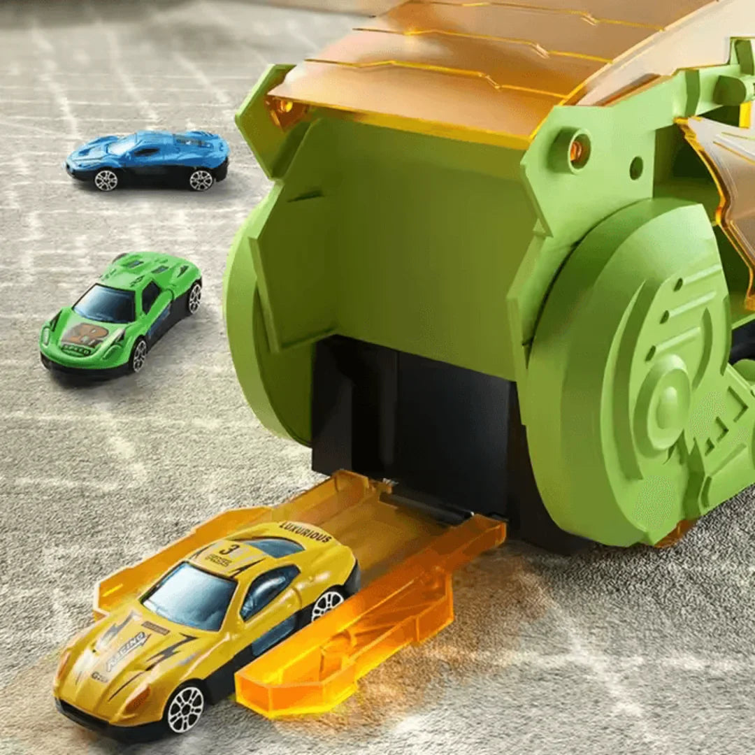DinoDrive – Dinosaurier-Spielzeugauto für Kinder ab 3+ – Interaktives Spielen und Lernen