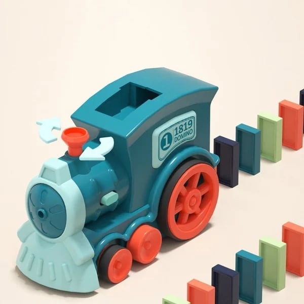 DominoExpress - Domino-Zug - Automatisches Bauklötzchen-Set