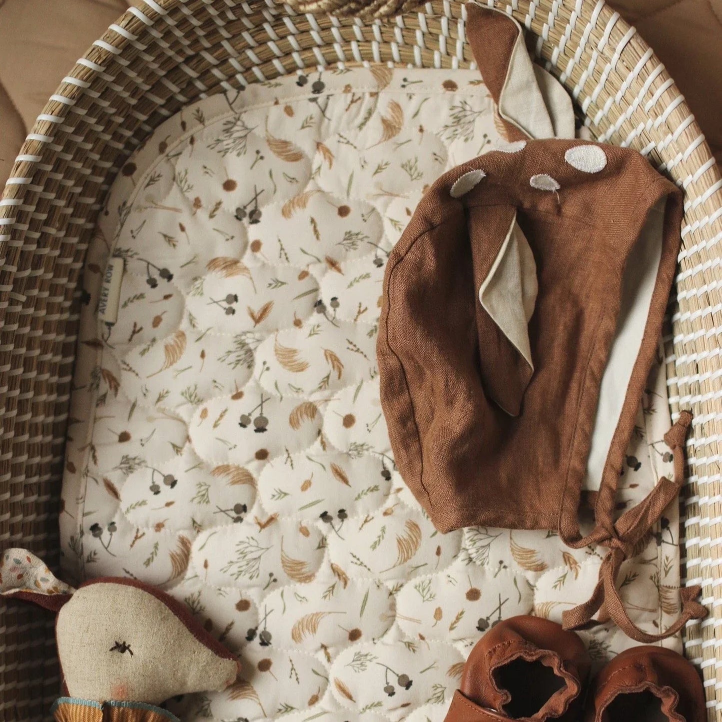Mabel & Fox - Babyverschoonmand van zeegras
