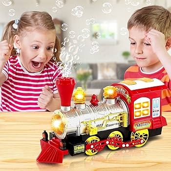 BubbleTrack - Seifenblasen-Spielzeugzug mit Licht