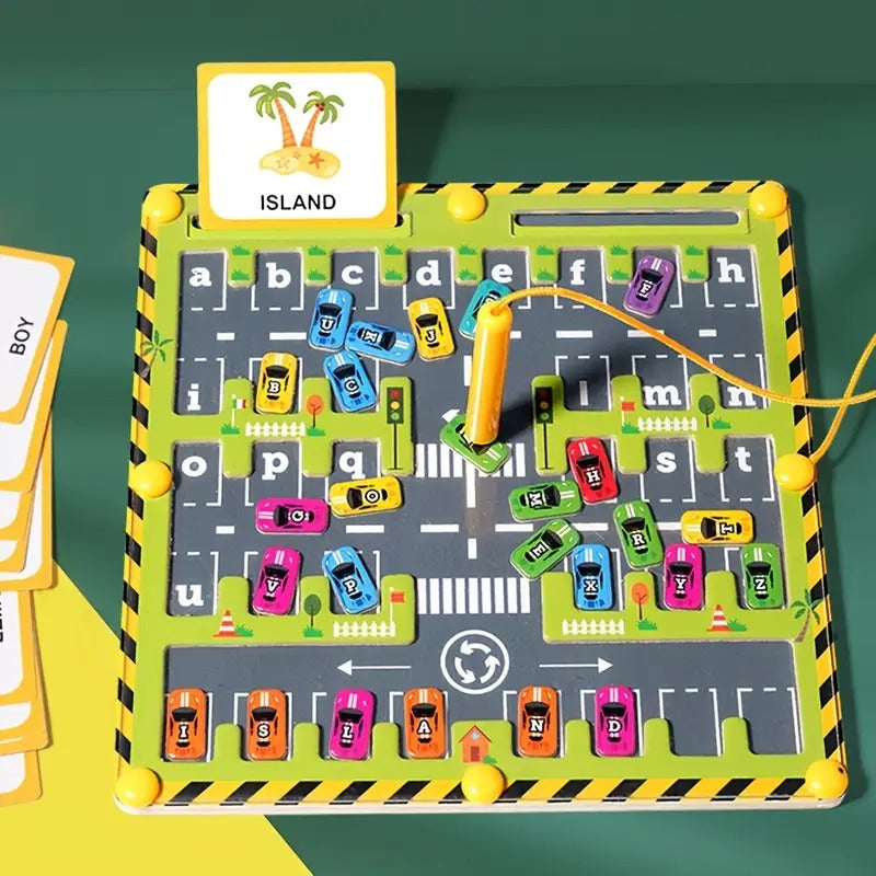 AlphabetAdventure - Magnetisches Alphabet Labyrinth Montessori