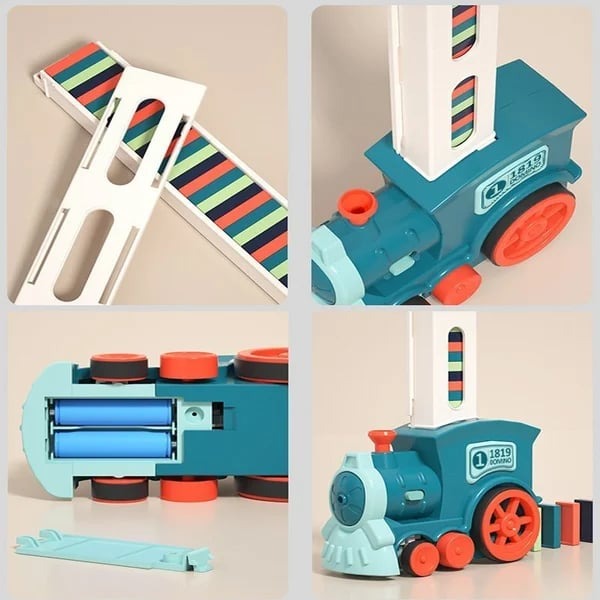 DominoExpress - Domino-Zug - Automatisches Bauklötzchen-Set
