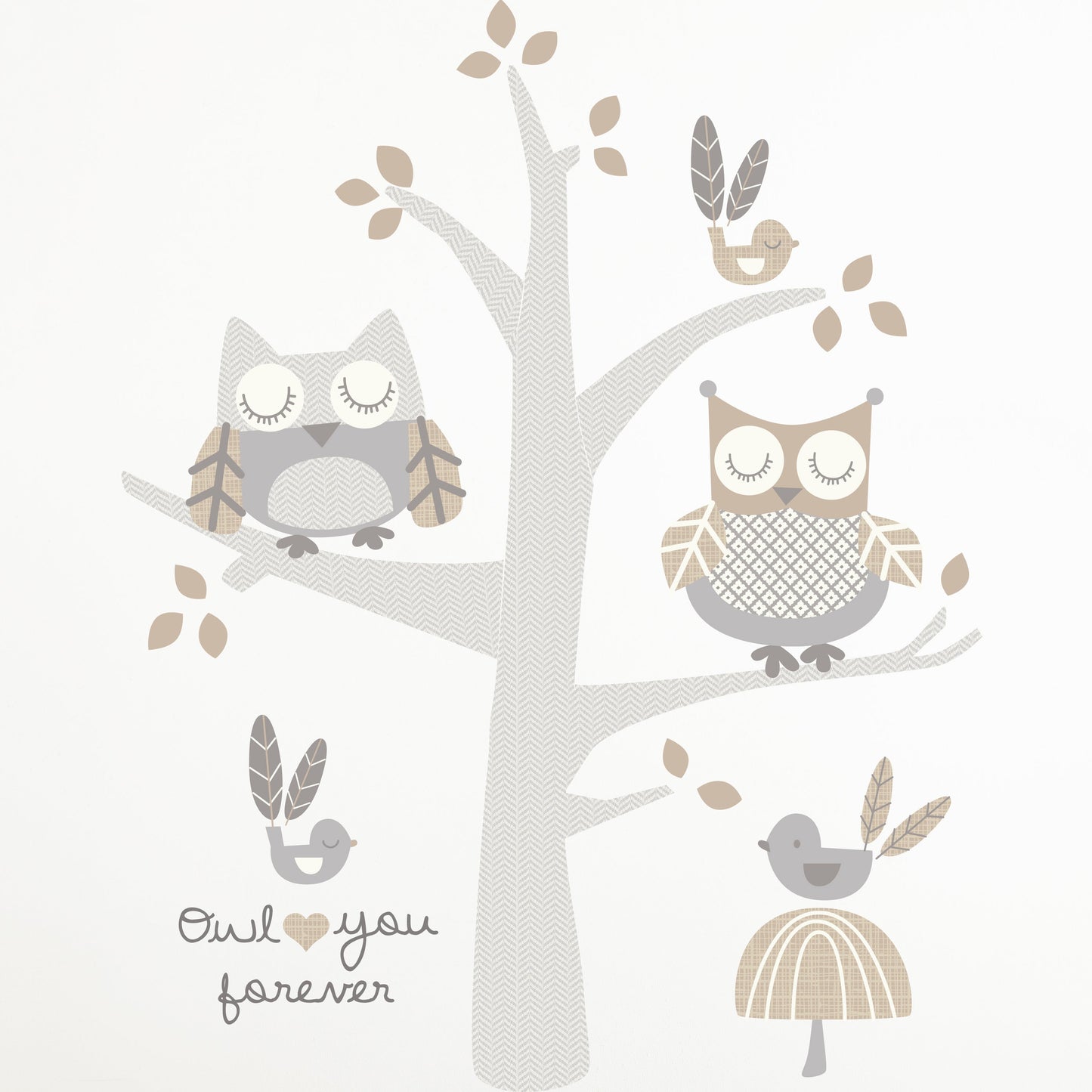 Night Owl 5-delige wiegbeddengoedset
