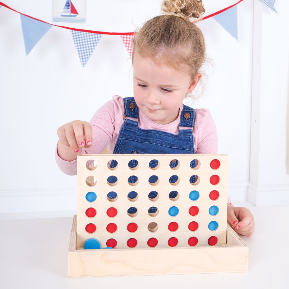 Bigjigs Toys Vier op een Rij Spel