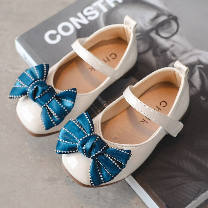 Meisjes vlinderknoop prinses leren sandalen