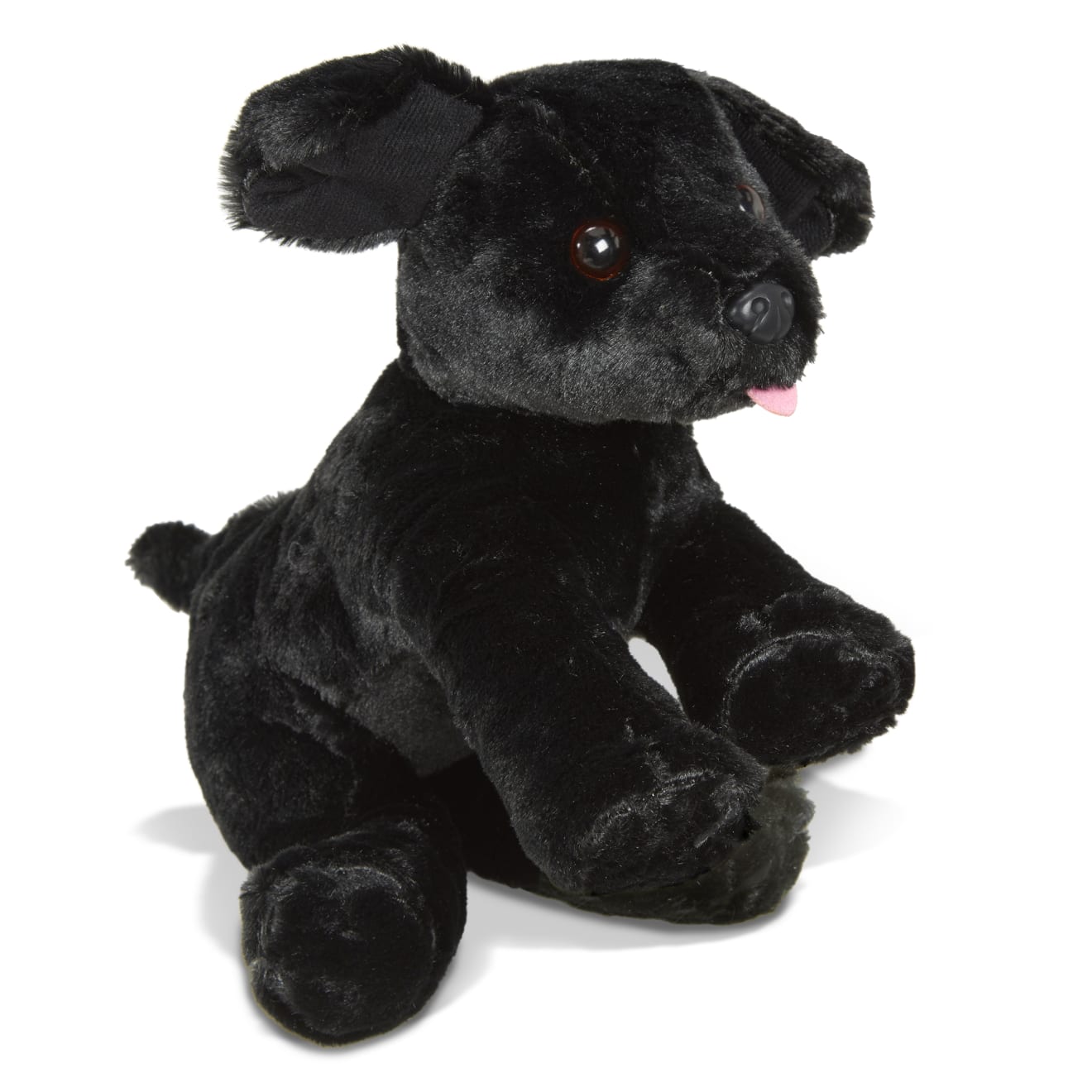Zwarte labrador puppy knuffeldier