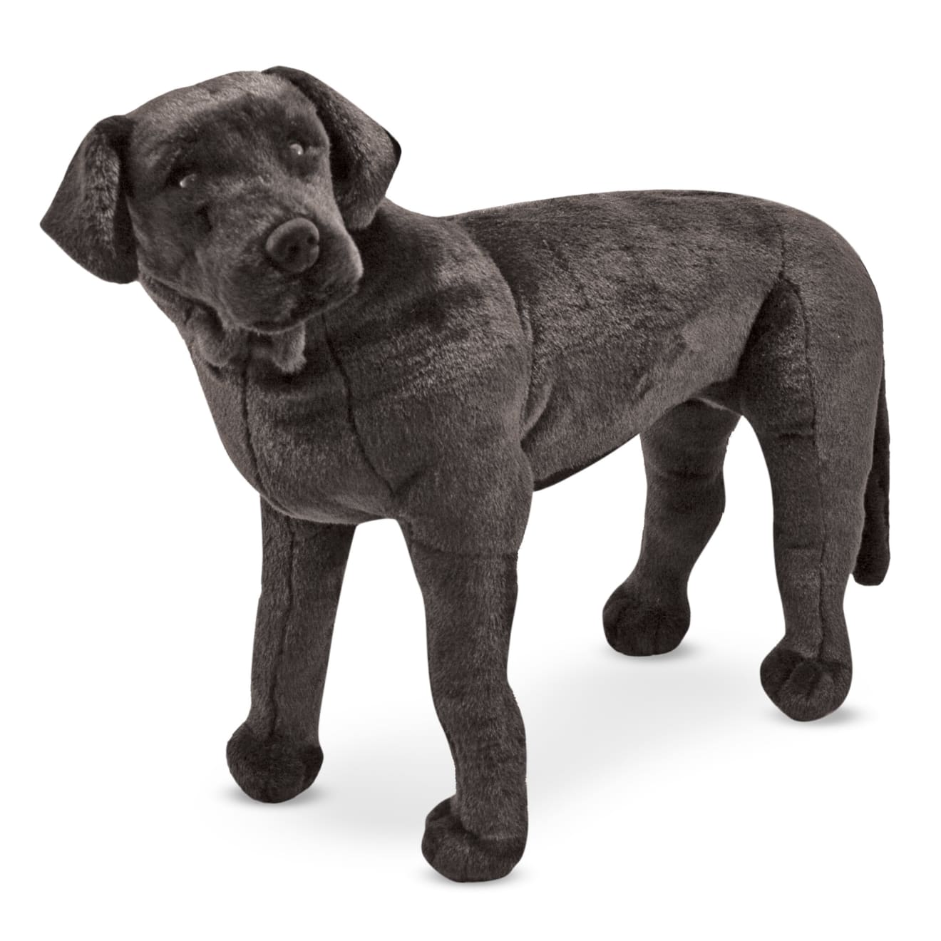 Zwarte labrador gigantische knuffel