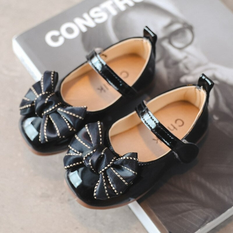 Meisjes vlinderknoop prinses leren sandalen