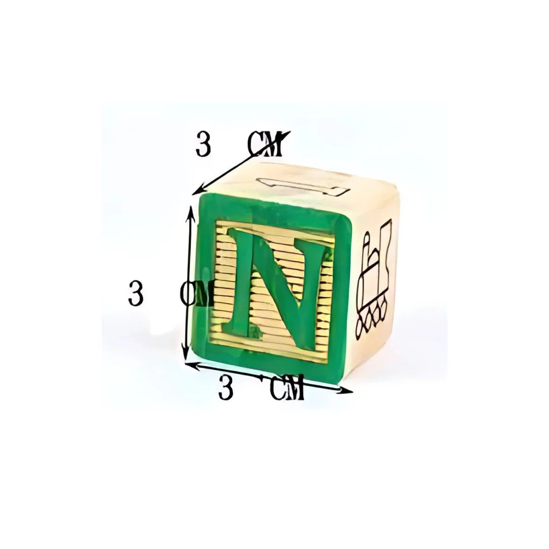 LearnBlocks – Montessori ABC Holzbausteine für Kleinkinder ab 1 Jahr