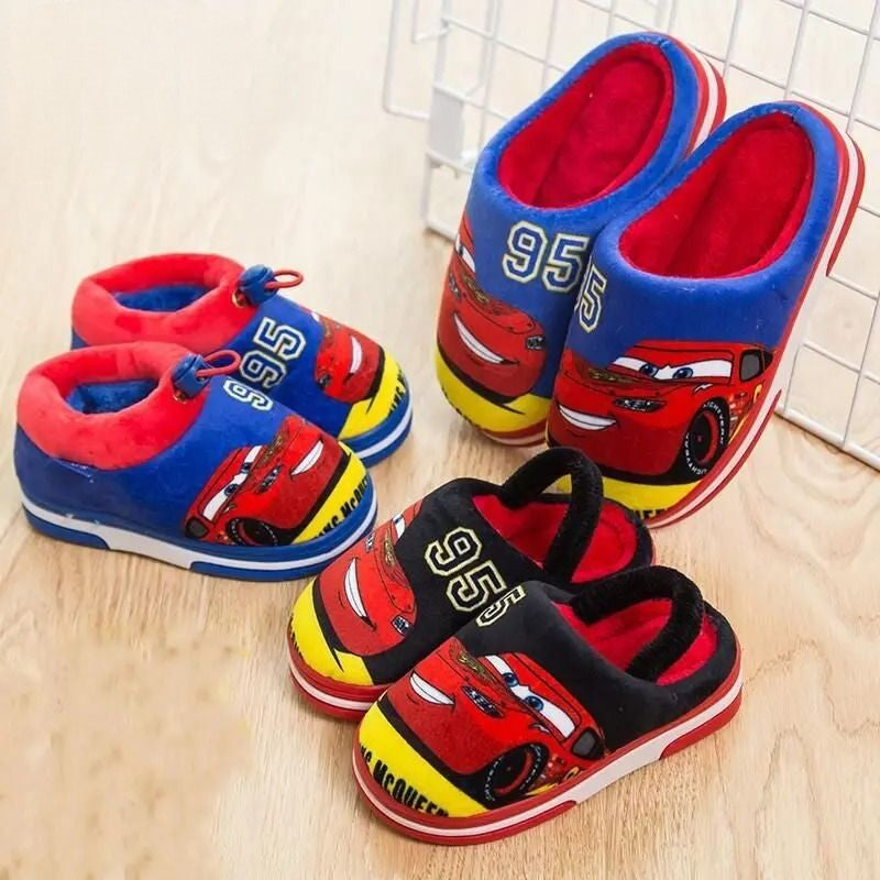Cartoon McQueen Car Home-schoenen