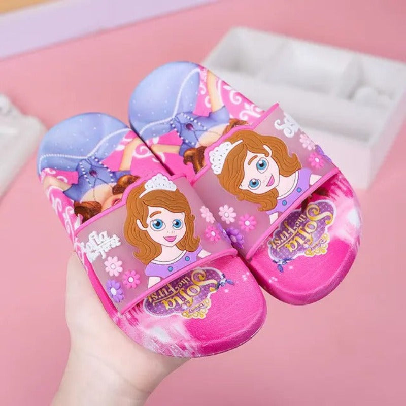 Stijlvolle kinderpantoffels voor binnen in de zomer