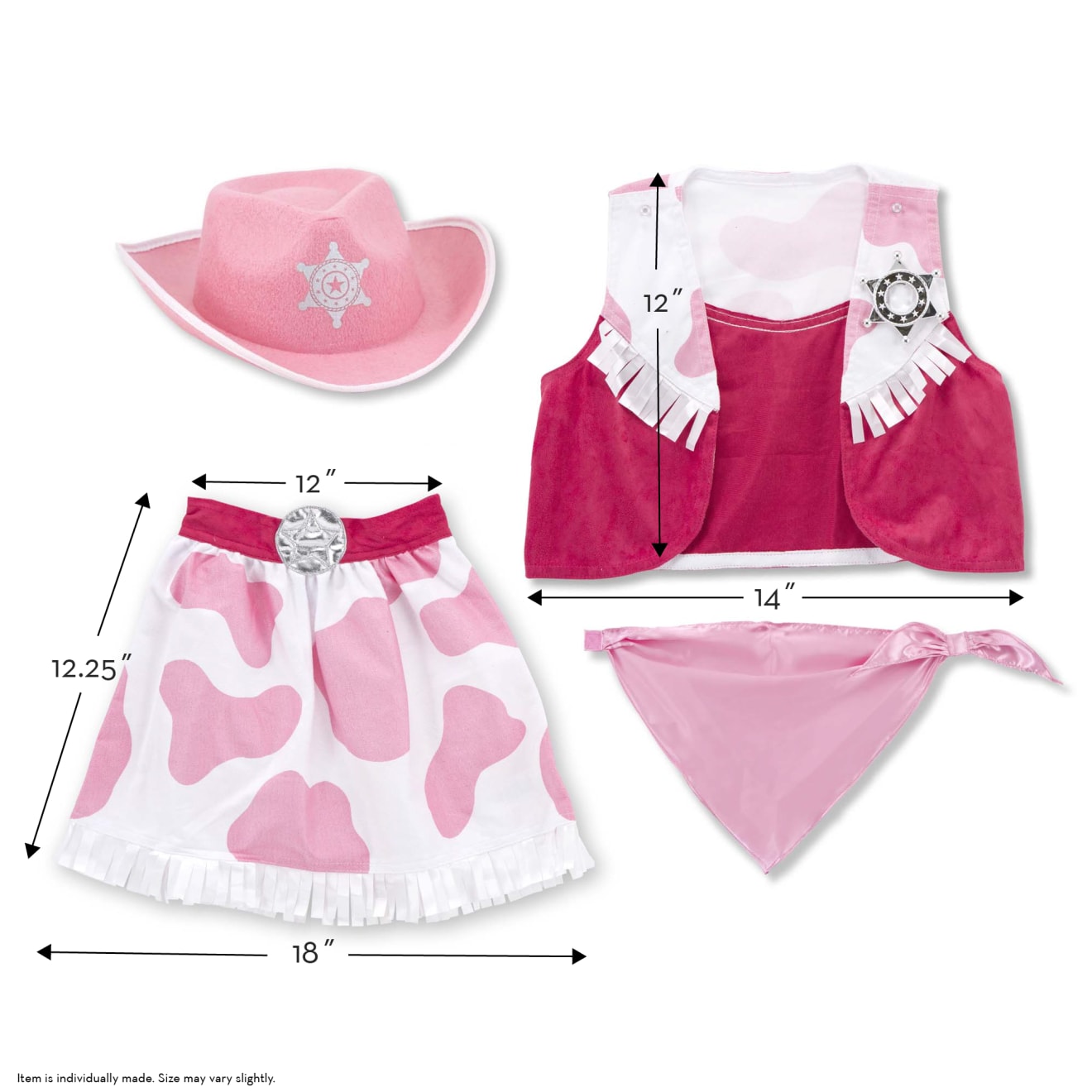 Cowgirl Rollenspel Kostuumset