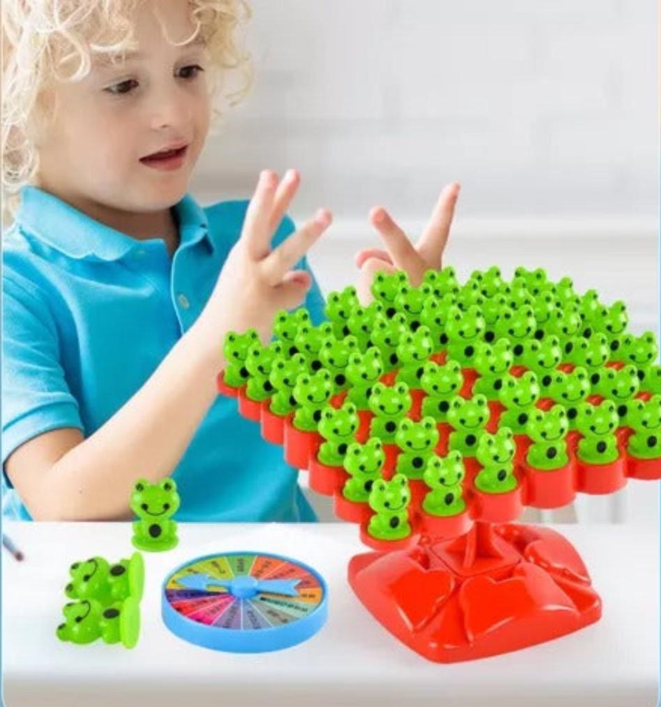 FrogTower - Balance-Spielzeug „Froschturm“
