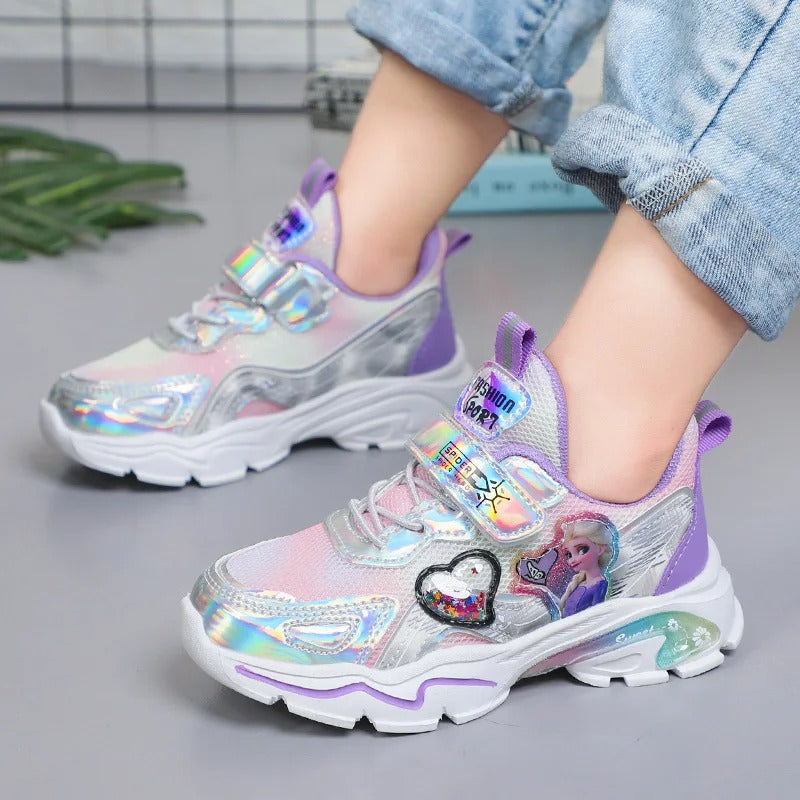 Elsa Cartoon Print Casual Sneaker