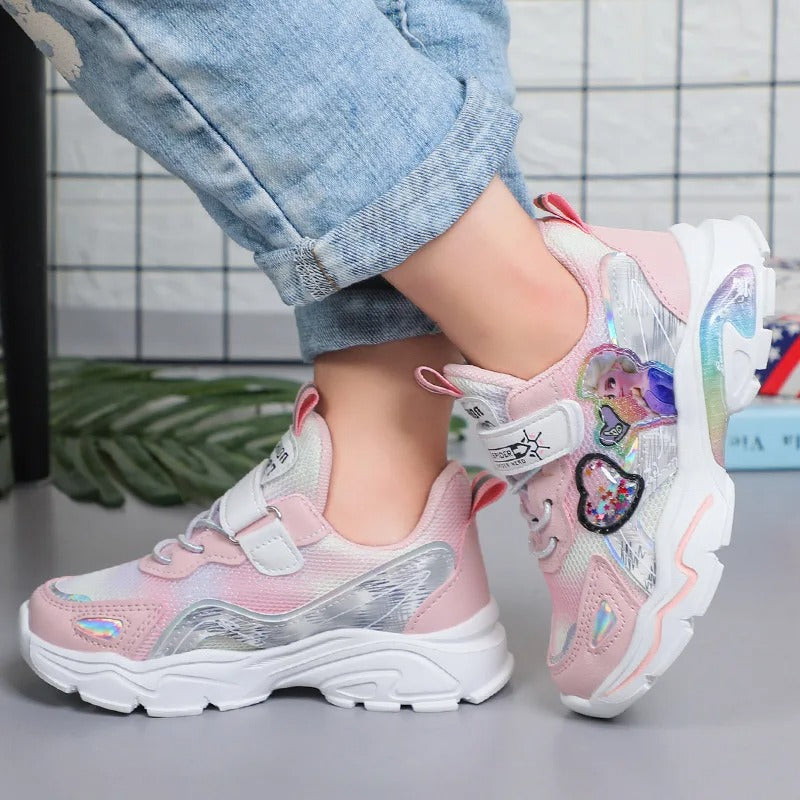 Elsa Cartoon Print Casual Sneaker