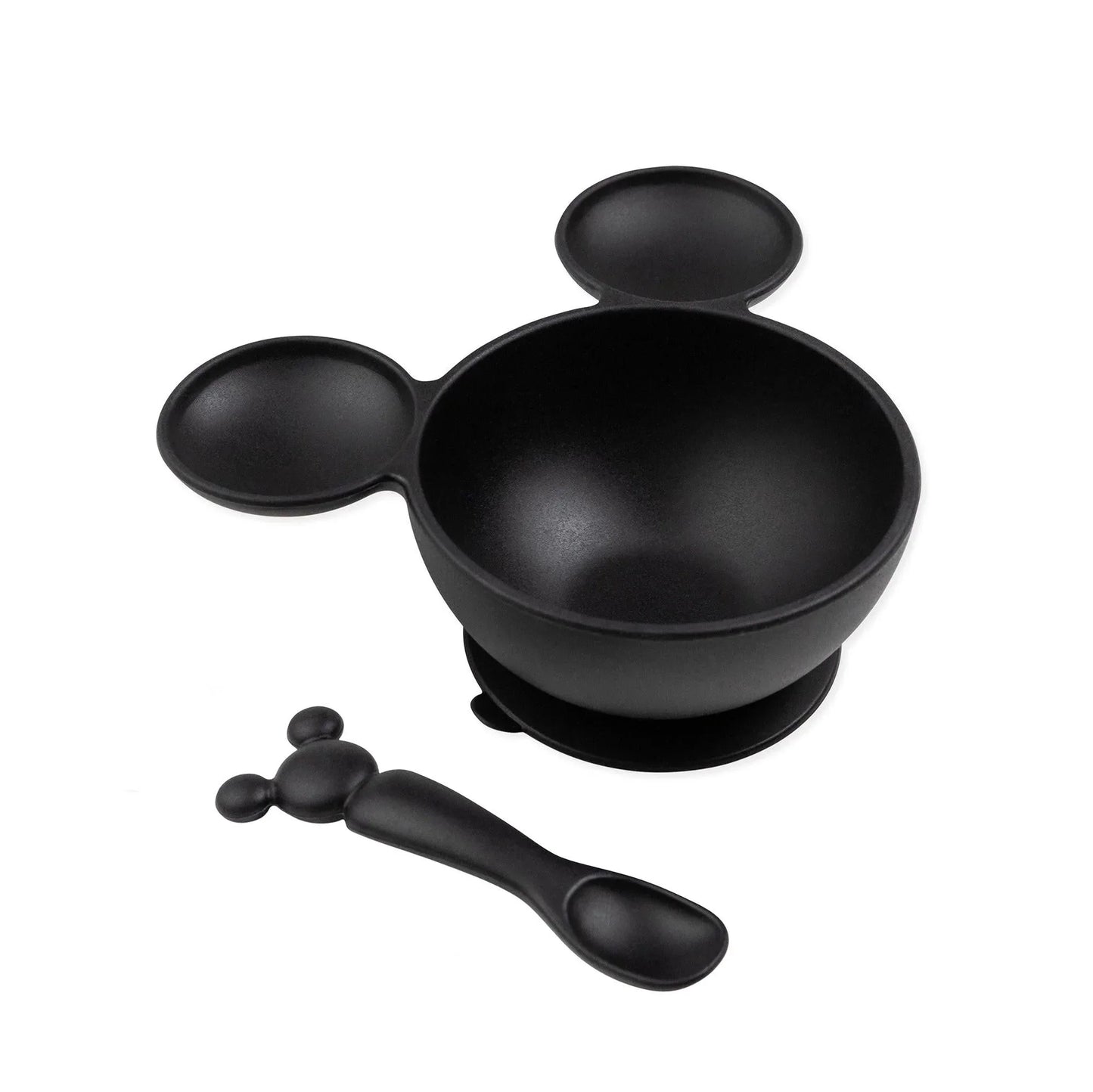 Siliconen eerste voedingsset: Mickey Mouse Classic Black