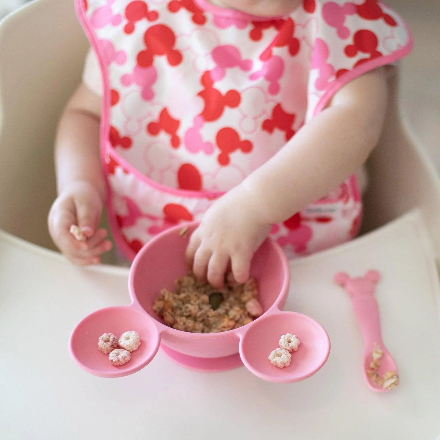Siliconen eerste voedingsset: Minnie Mouse
