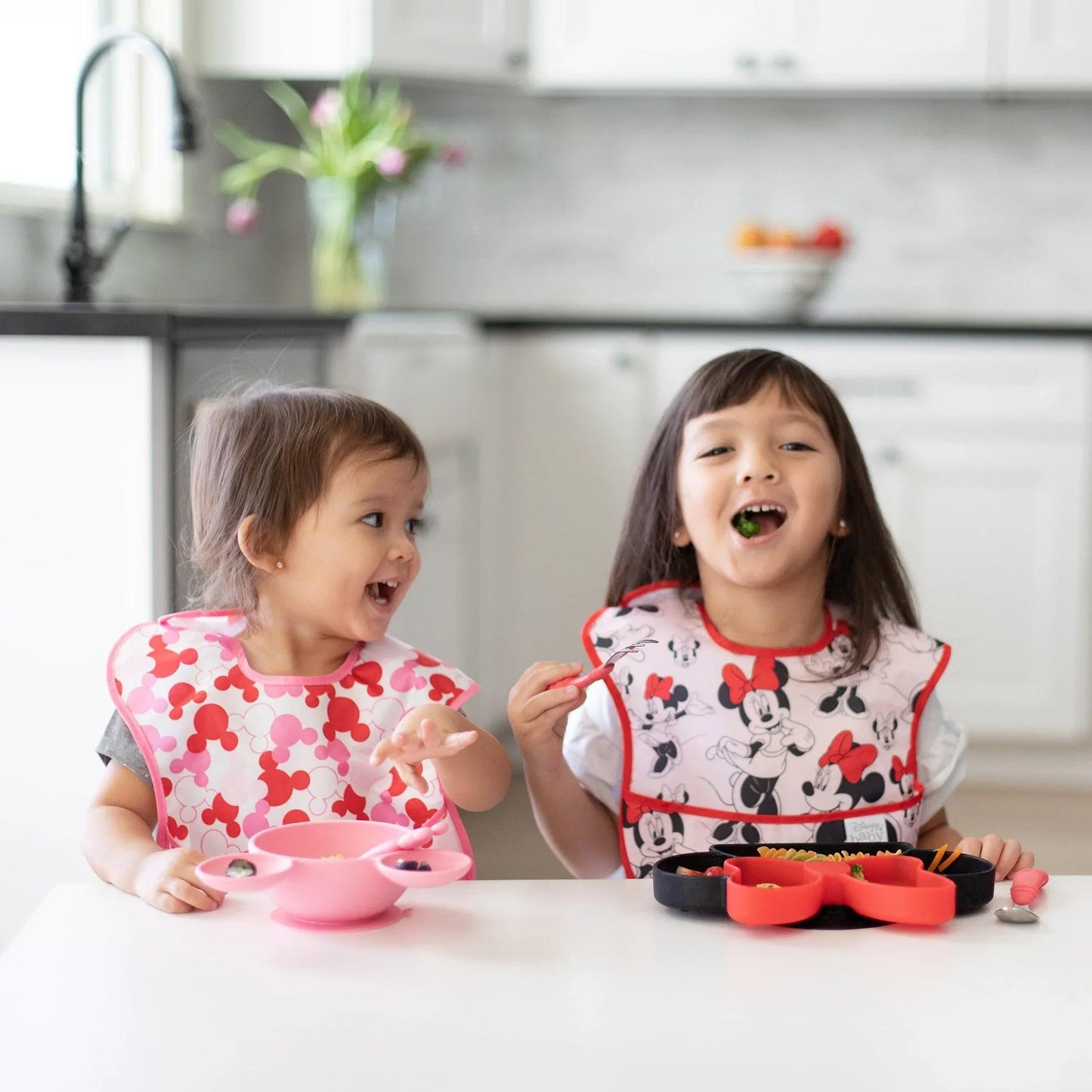 Siliconen eerste voedingsset: Minnie Mouse