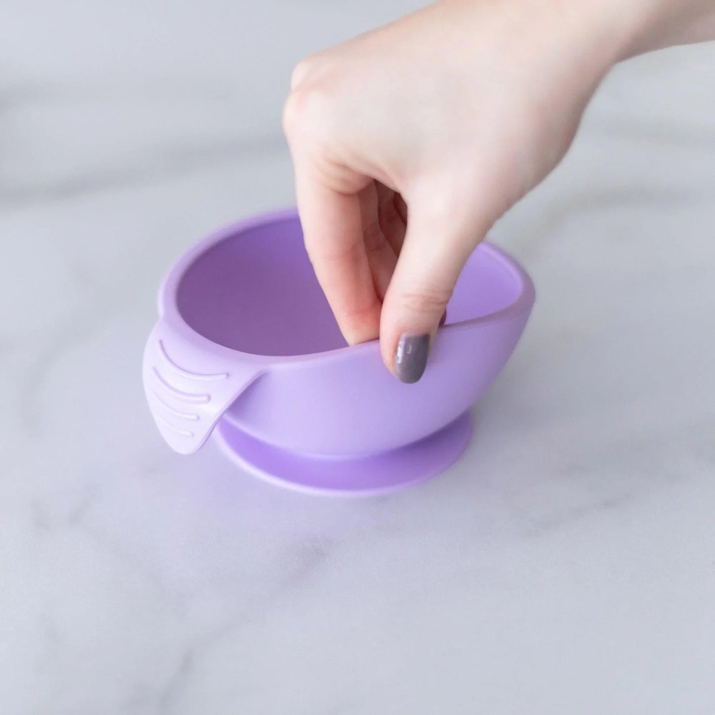 Siliconen eerste voedingsset: Lavendel