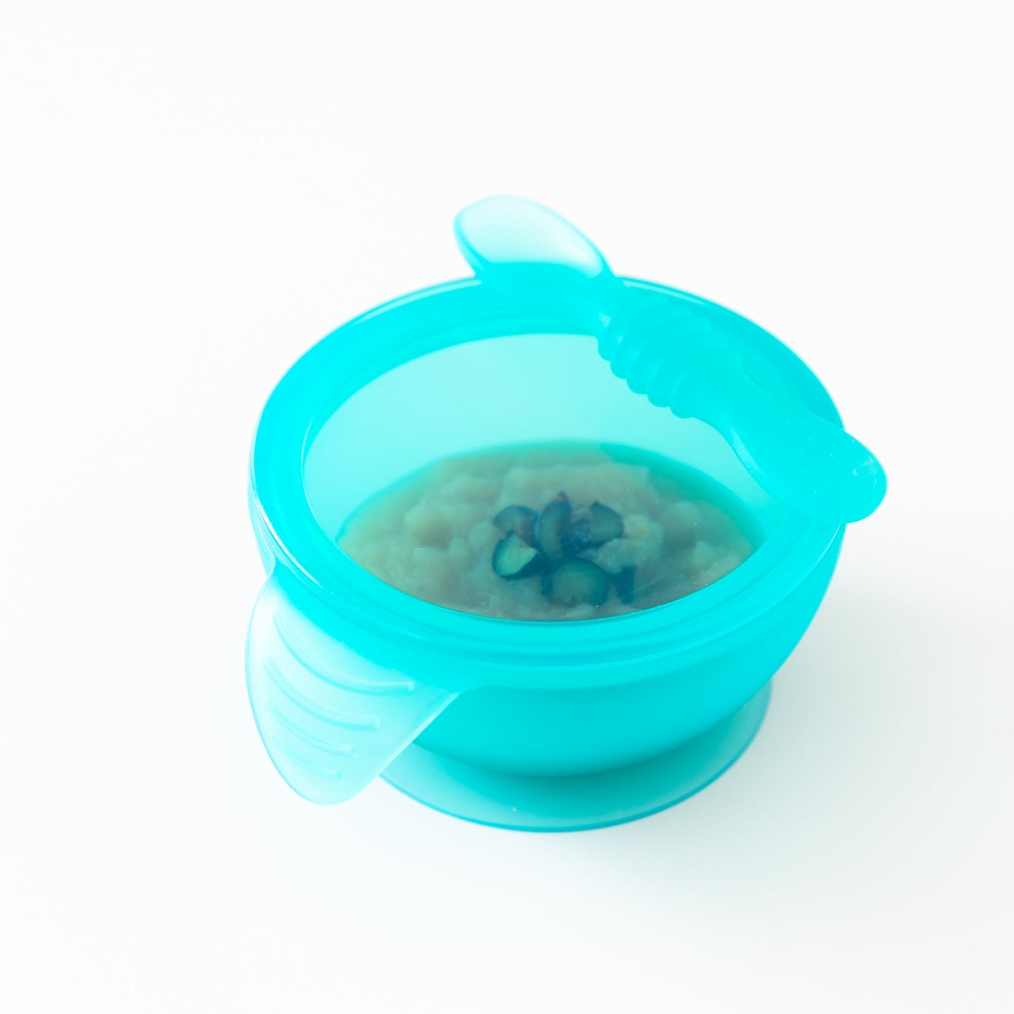 Siliconen eerste voedingsset: Blue Jelly