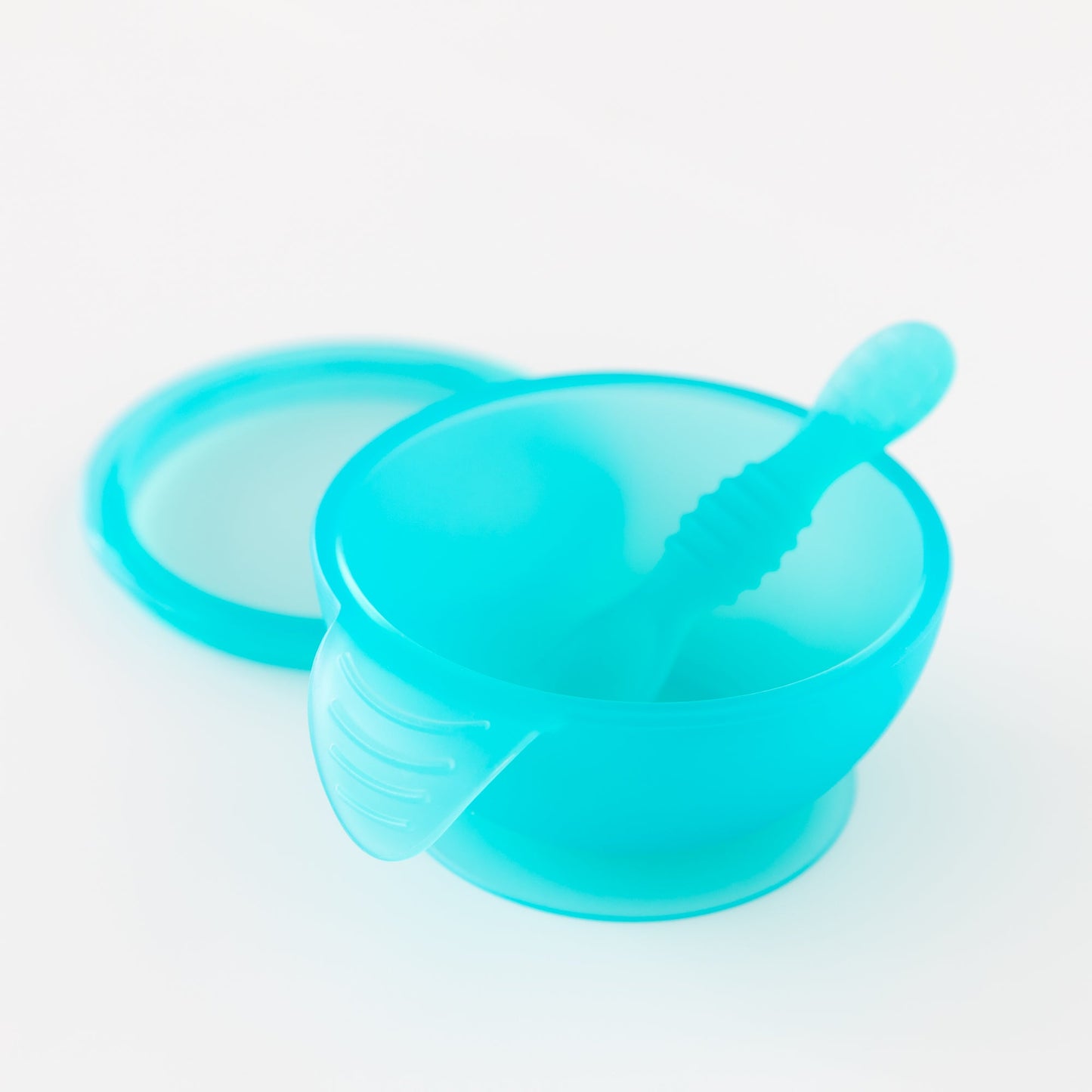 Siliconen eerste voedingsset: Blue Jelly