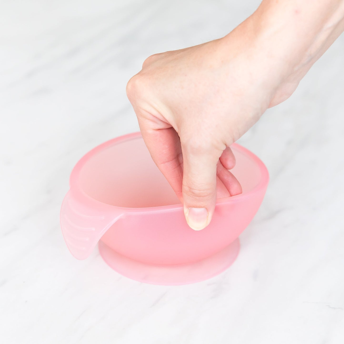 Siliconen eerste voedingsset: Roze Jelly