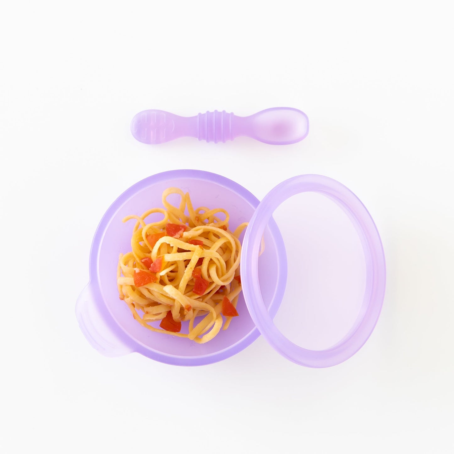 Siliconen eerste voedingsset: Purple Jelly