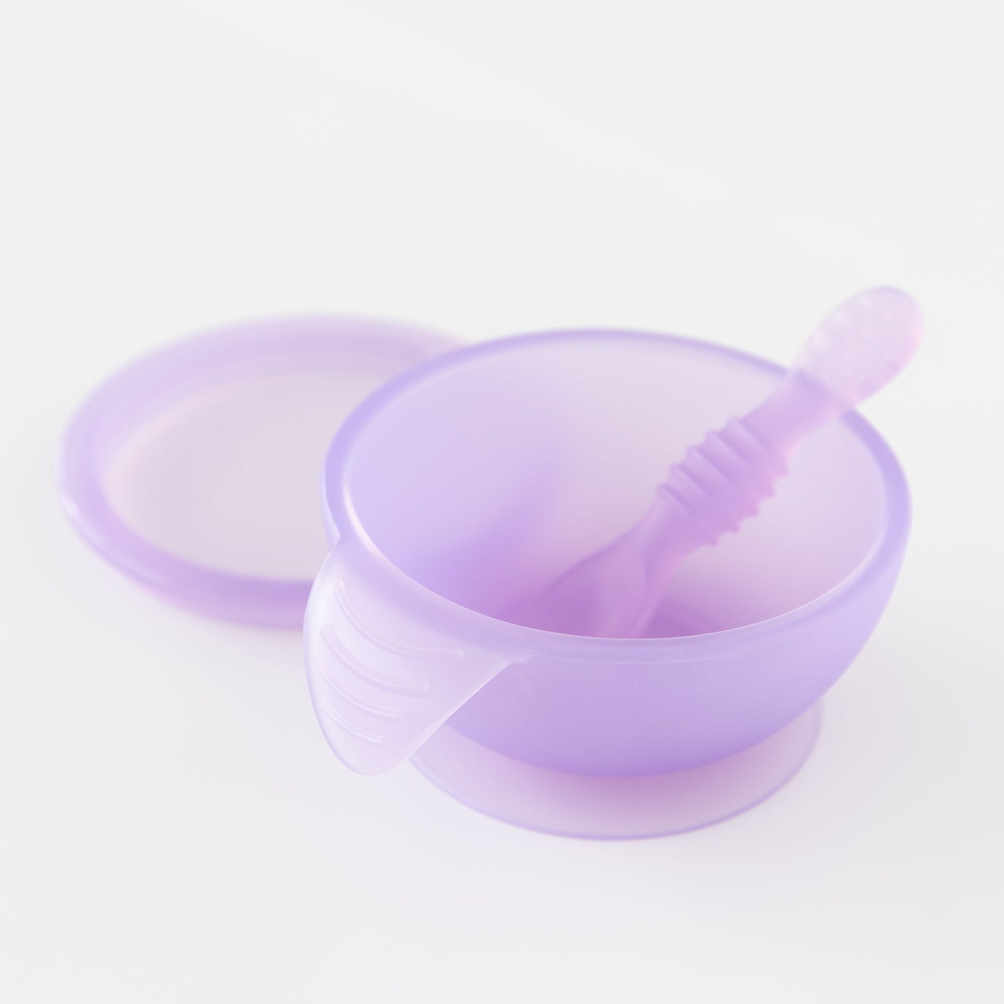 Siliconen eerste voedingsset: Purple Jelly