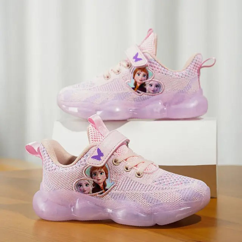 Frozen Elsa And Anna Mesh Running Shoes